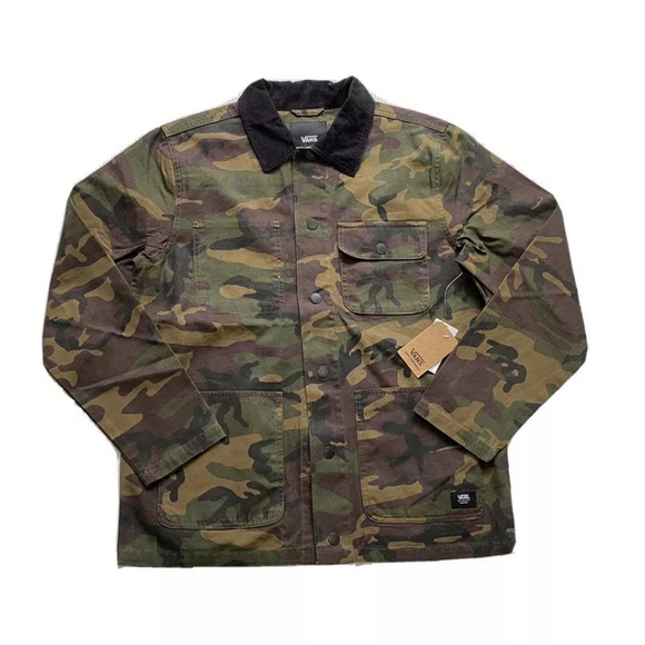 Vans Drill Chore Camo Camouflage Coat - Picture 2 of 9